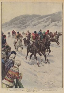 Urheilun erityispiirteet, hevoskilpailut jäällä